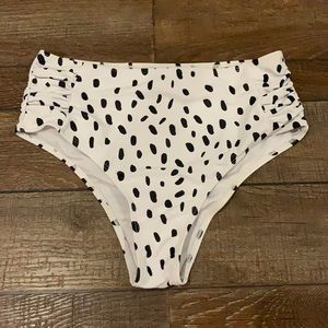High waisted bikini bottoms